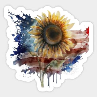 4th of July garden Sticker